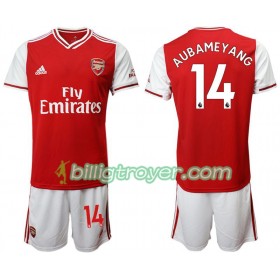 Billige Fotballdrakter Arsenal Pierre-Emerick Aubameyang 14 Barn Hjemmedraktsett 2019/20 Kortermet